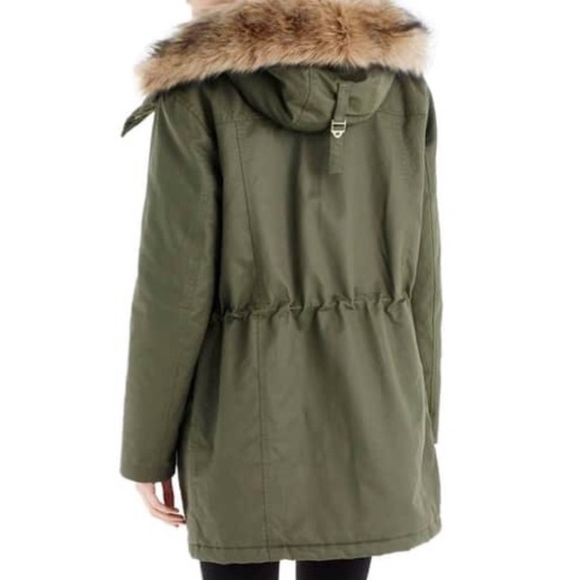 Jcrew Army Green parka - Picture 2 of 6